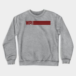 WPI Retro Stripe Crewneck Sweatshirt